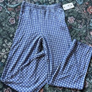 Billabong Blue Houndstooth Pants